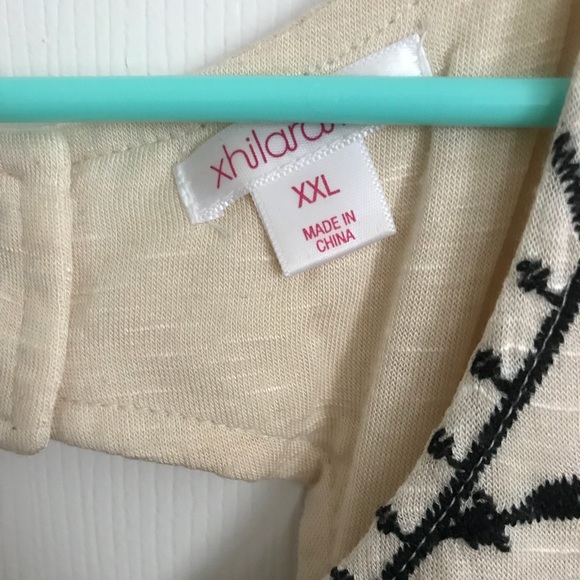 embroidered tank top - Picture 3 of 5